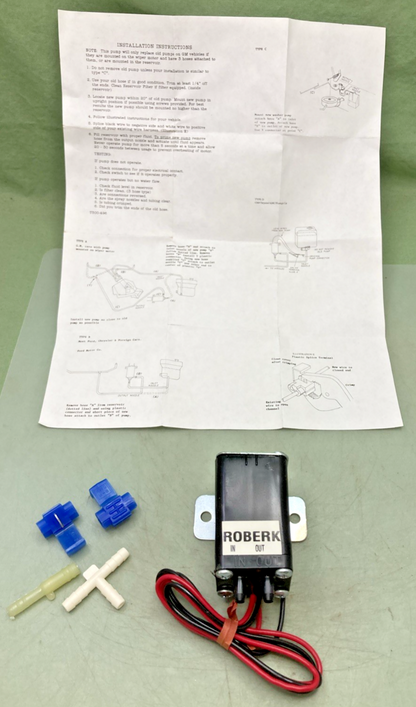 New Genuine Roberk P50 Windshield Washer Pump