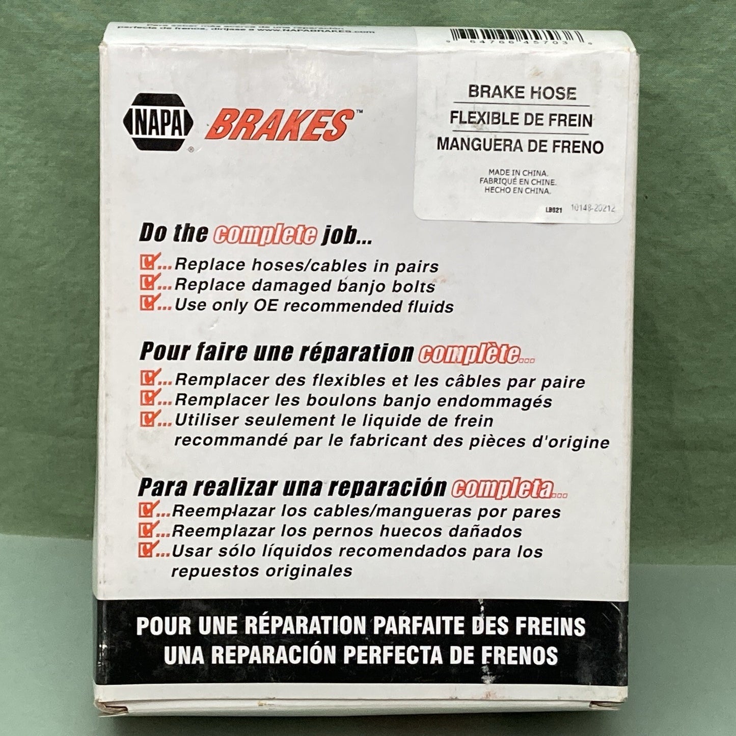 New Genuine NAPA 380299 Brake Hose