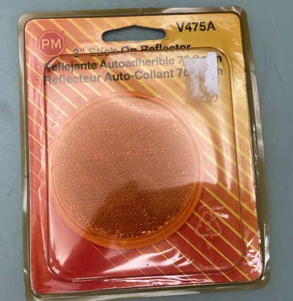 New Genuine PM V475A 3" Stick-On Reflector