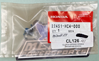 New Genuine Honda 22451-HC4-000 Clutch Drive Spring