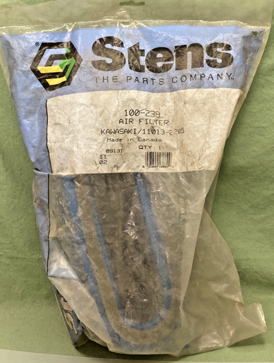 New Genuine Stens 100-238 Air Filter for Kawasaki 11013-2205