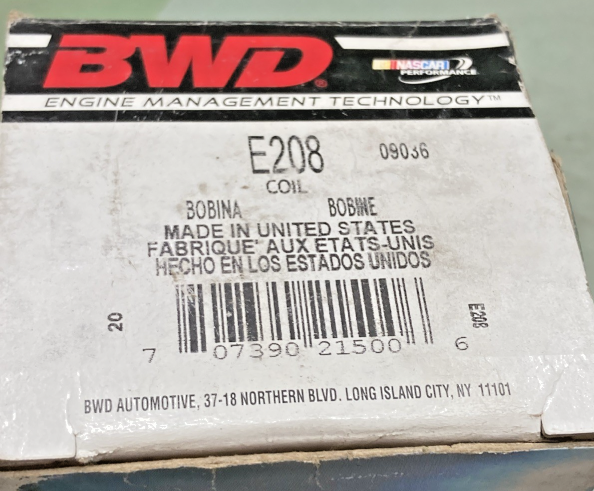 Genuine BWD E208 Coil