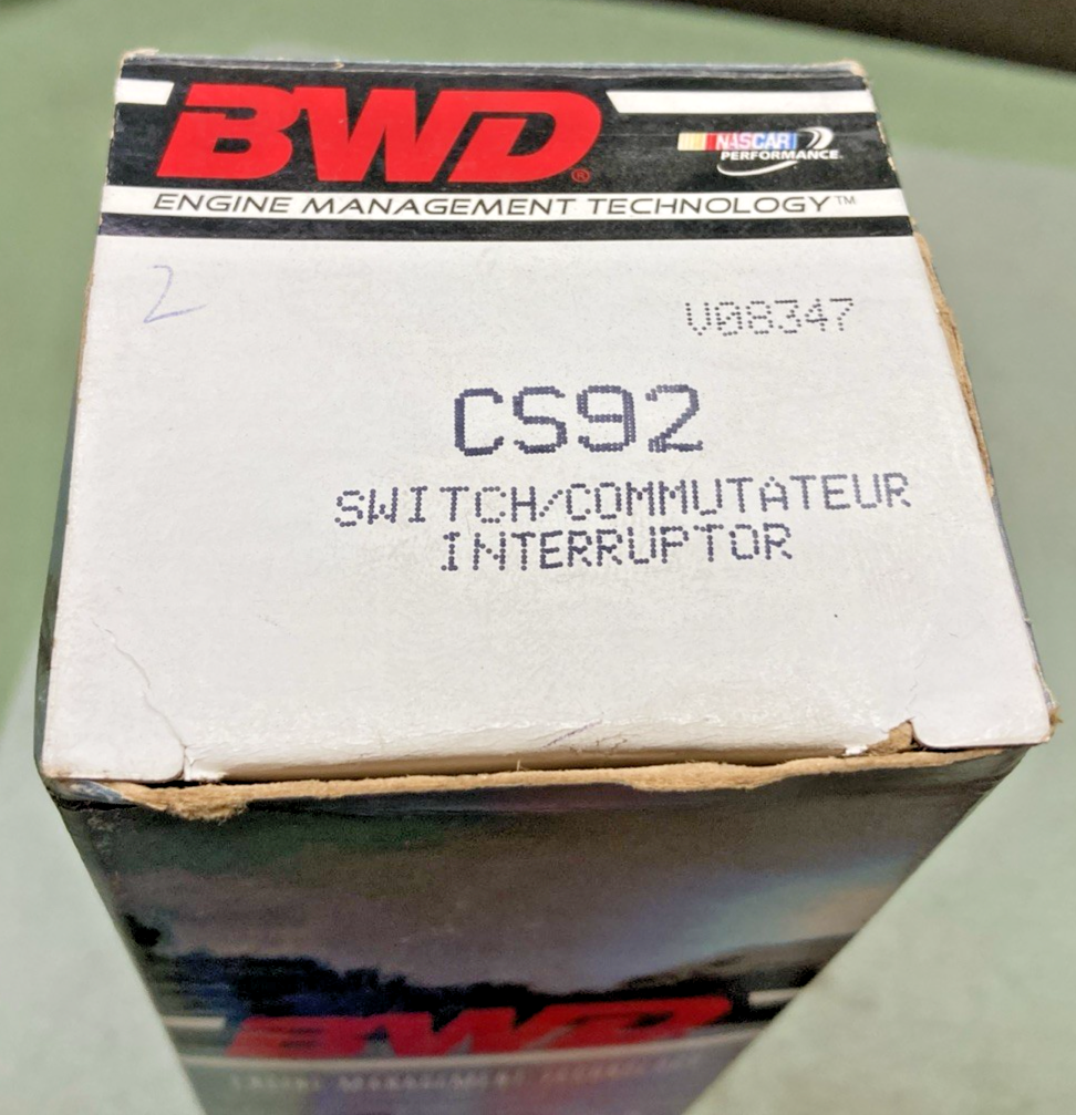 New Genuine BWD CS92 Interruptor Commutateur Switch