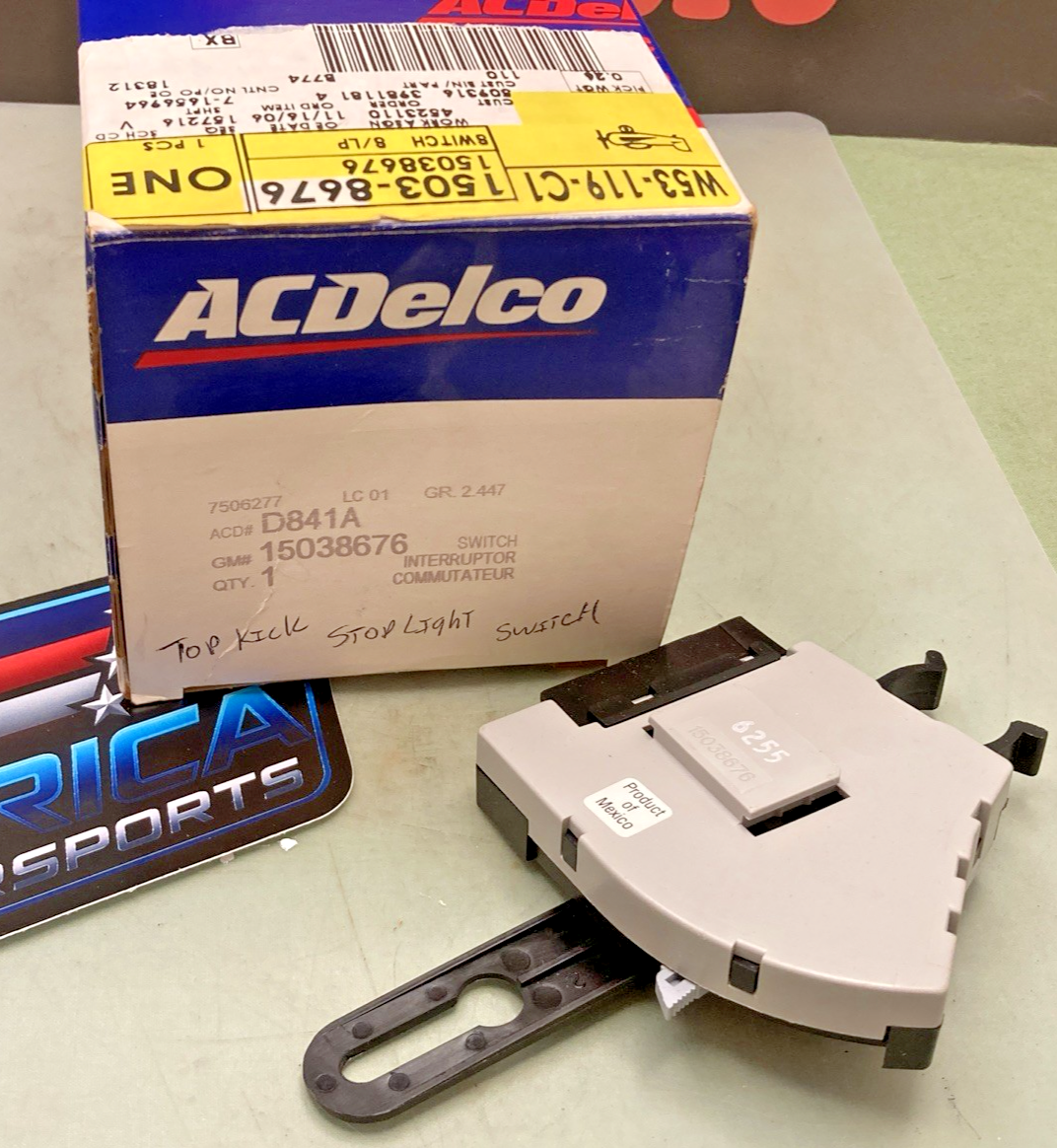 New Genuine ACDelco D841A Interruptor Commutateur Switch