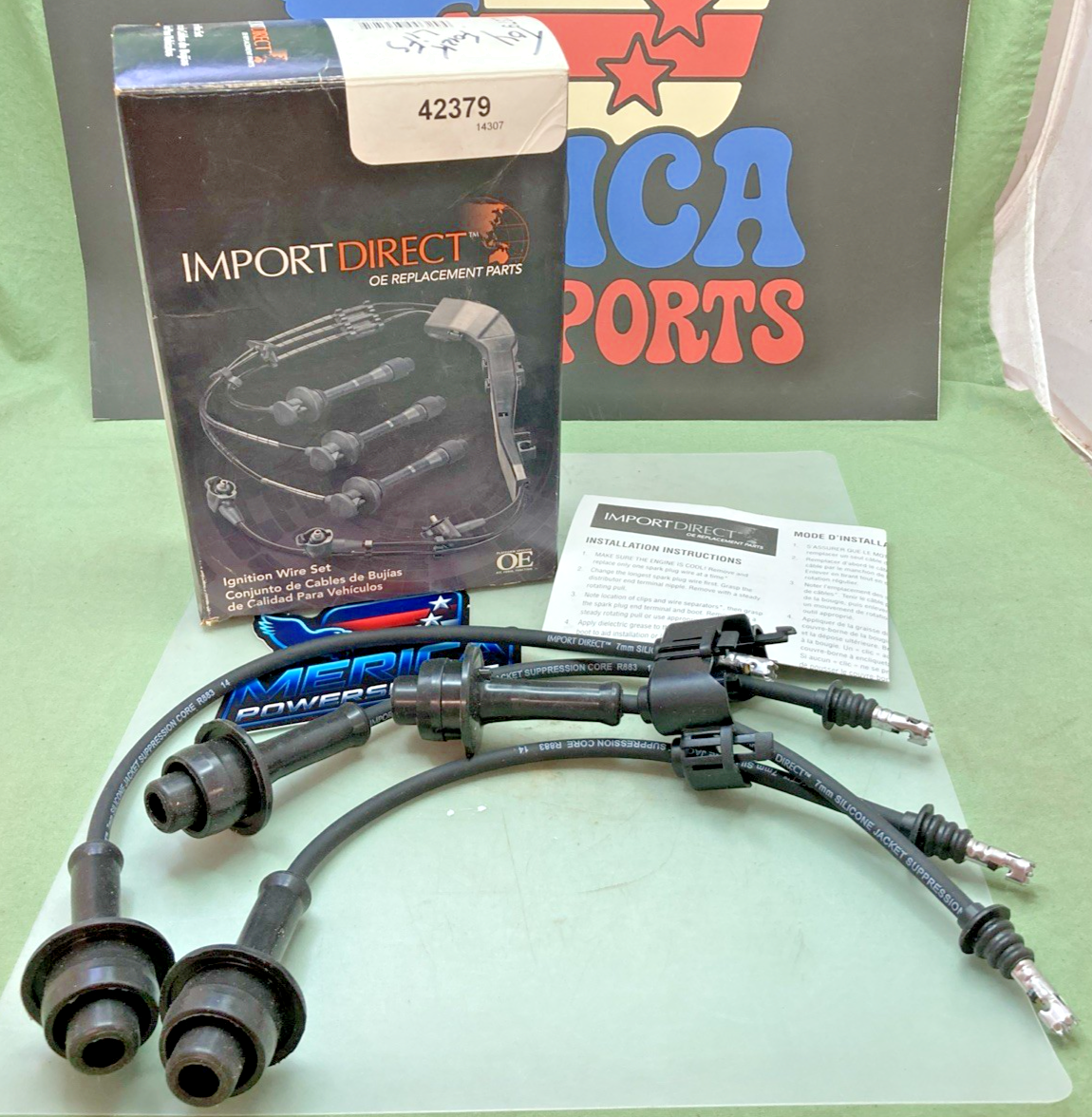 New Genuine Import Direct 42379 Spark Plug Wire Set