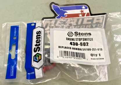 New Genuine Stens 430-602 Engine Stop Switch For Honda