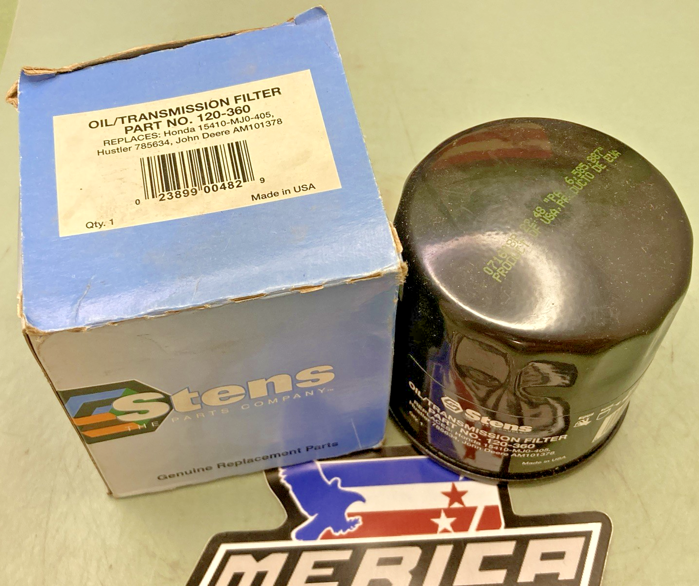 New Genuine Stens 120-360 Oil Transmission Filter For Honda 15410-MJ0-405