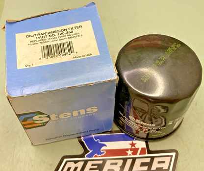 New Genuine Stens 120-360 Oil Transmission Filter For Honda 15410-MJ0-405