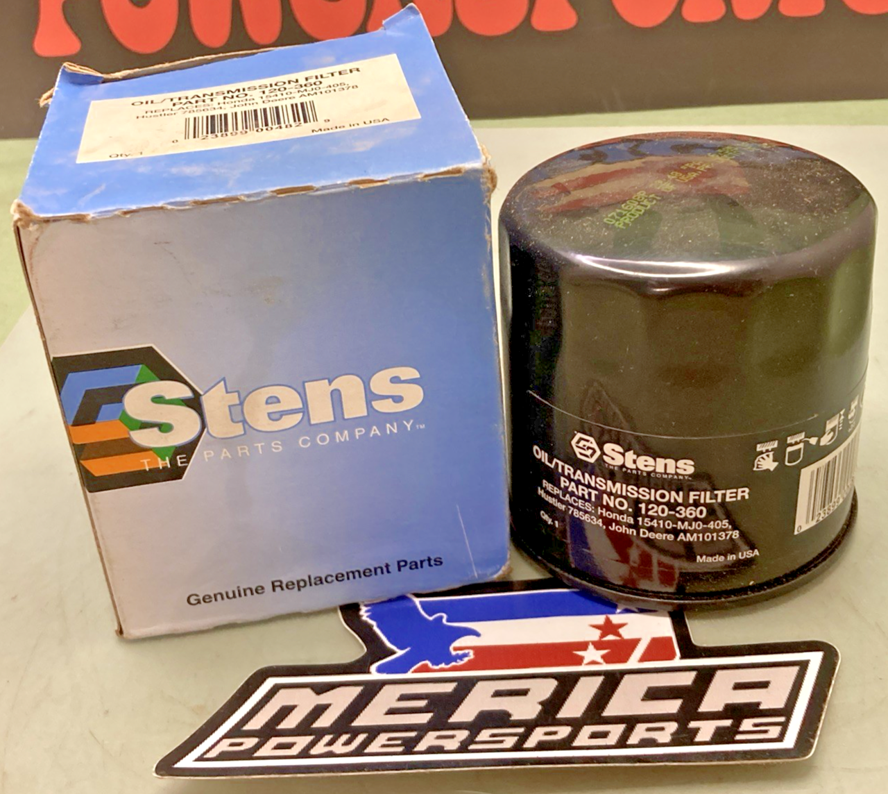 New Genuine Stens 120-360 Oil Transmission Filter For Honda 15410-MJ0-405