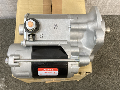 New Genuine Denzo 128000-1770 Heavy Duty Starter 12V 10 Tooth