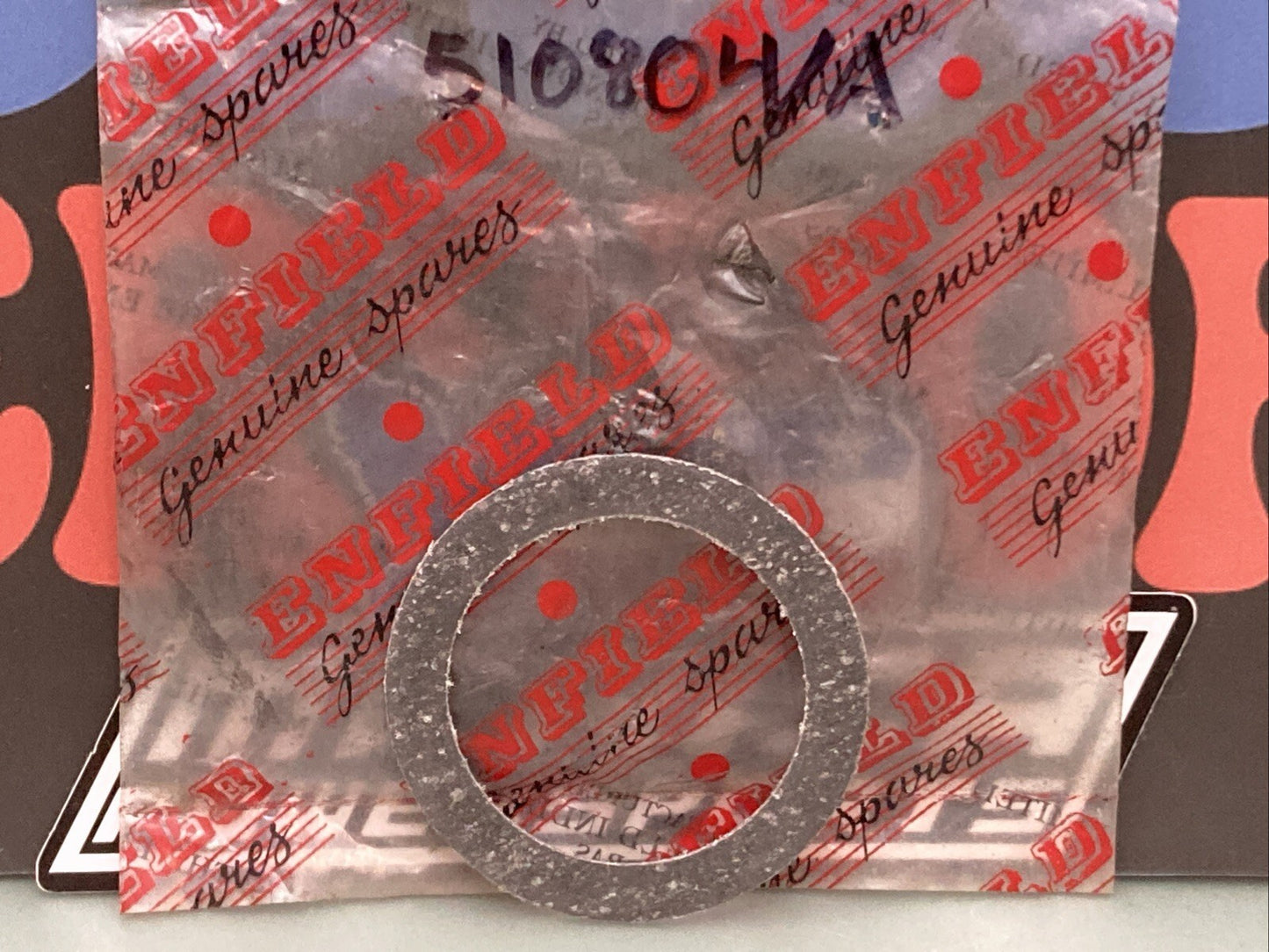 New Genuine Royal Enfield 510804/A GASKET, EXHAUST PIPE