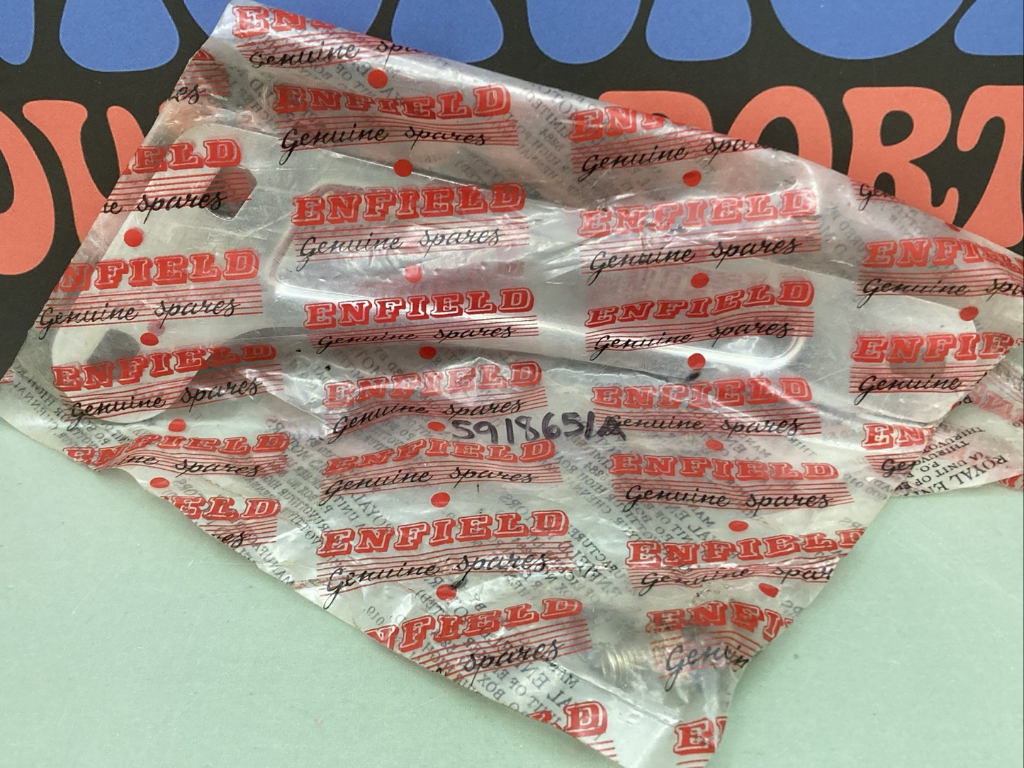 New Genuine Royal Enfield 591865/A BRACKET, SILENCER, FRONT