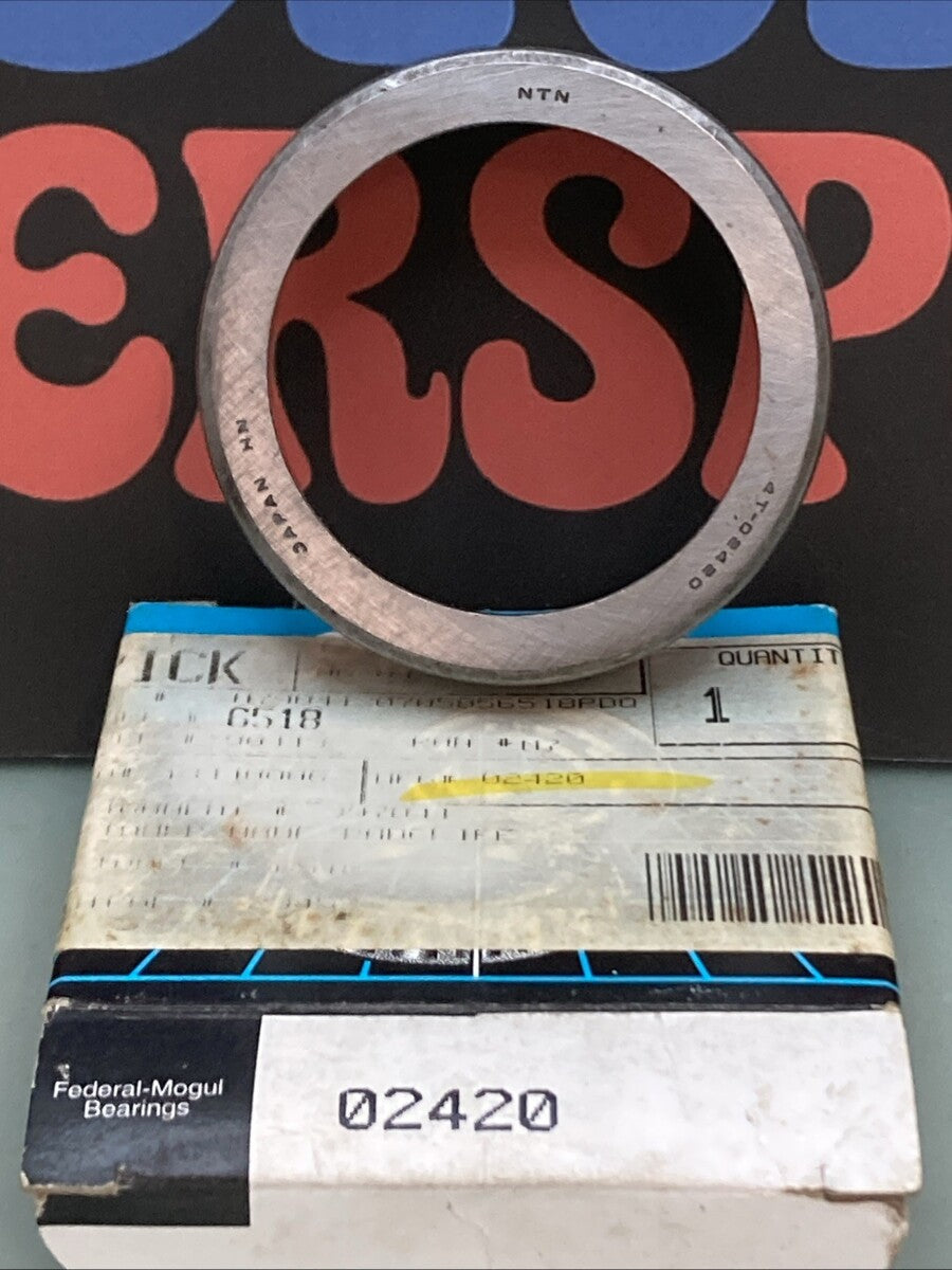 New Genuine Federal Mogul 02420 Taper Bearing Cup