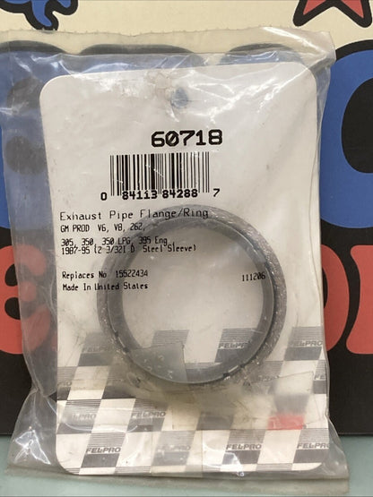New Genuine Fel-Pro 60718 Exhaust Pipe Flange/ Ring