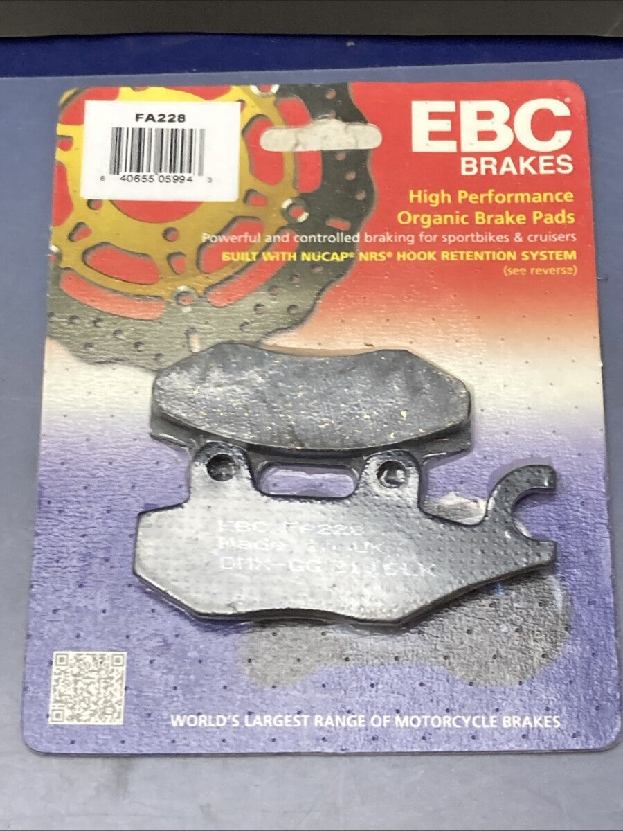 New Genuine EBC FA228 ORGANIC BRAKE PADS