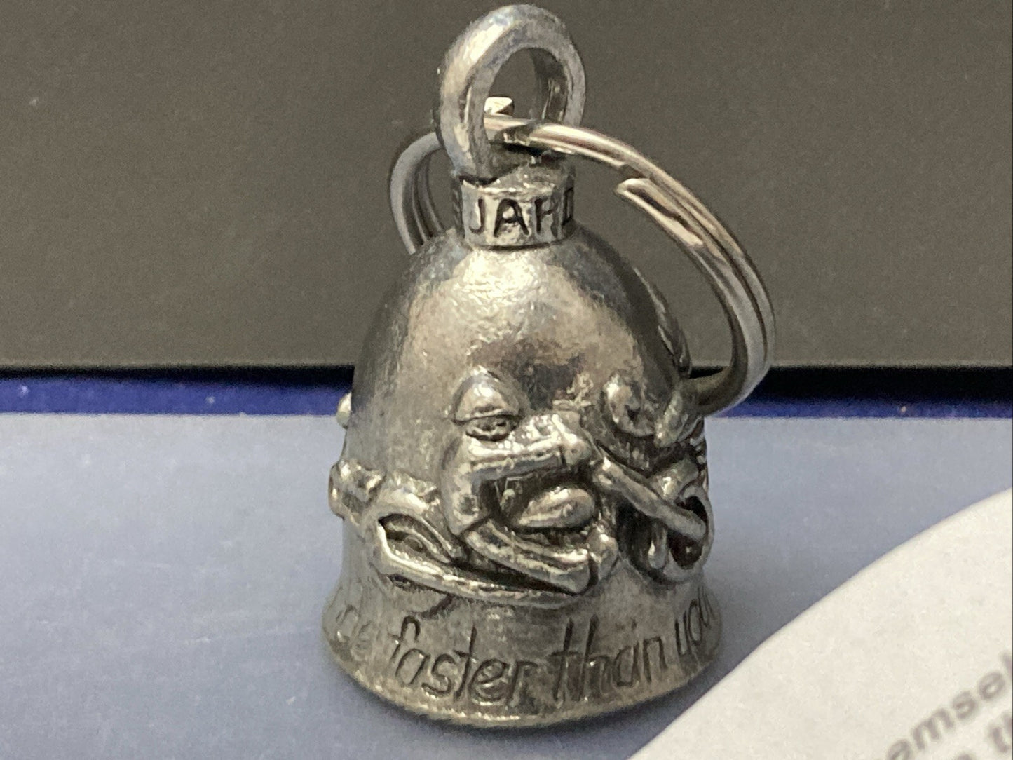 NEW Never Ride Faster Than Your Angel Can Fly Guardian Biker Riding Bell