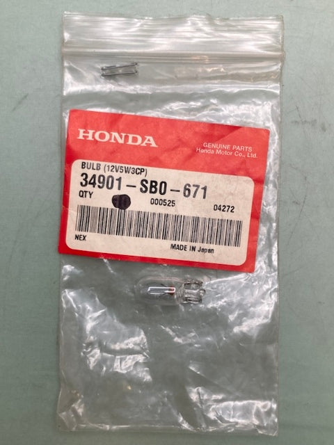 QTY 2 Honda 34901-SB0-671 HEADLIGHT BULB New Genuine