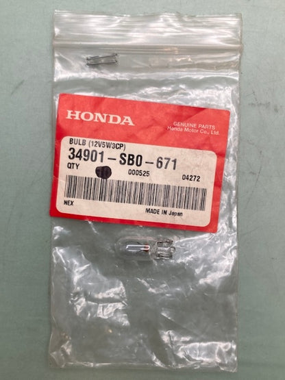 QTY 2 Honda 34901-SB0-671 HEADLIGHT BULB New Genuine