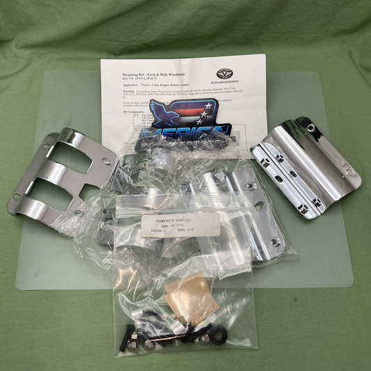 New Genuine Victory 2876374 Lock & Ride Windscreen Mounting Brackets