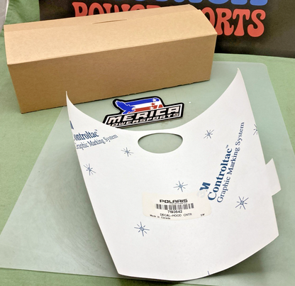 New Genuine Polaris 7193642 Center Hood Decal