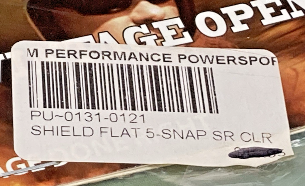 New Genuine AFX Helmets 0131-0121 Shield Flat 5-Snap SR Clear