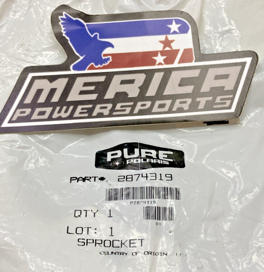 New Genuine Polaris 2874319 Sprocket 38T