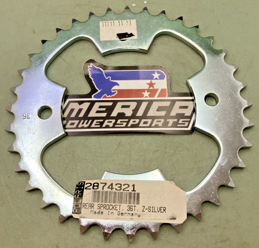 New Genuine Polaris 2874321 Rear Sprocket 36T Z-Silver