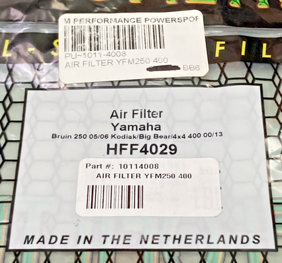 New Genuine Hiflo Filtro HFF4029 Air Filter