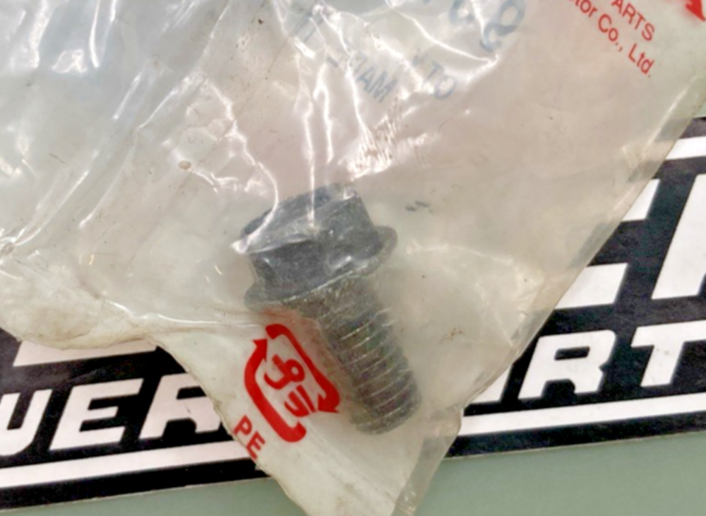 QTY 2 New Genuine Honda 95701-0801607 FLANGE BOLT