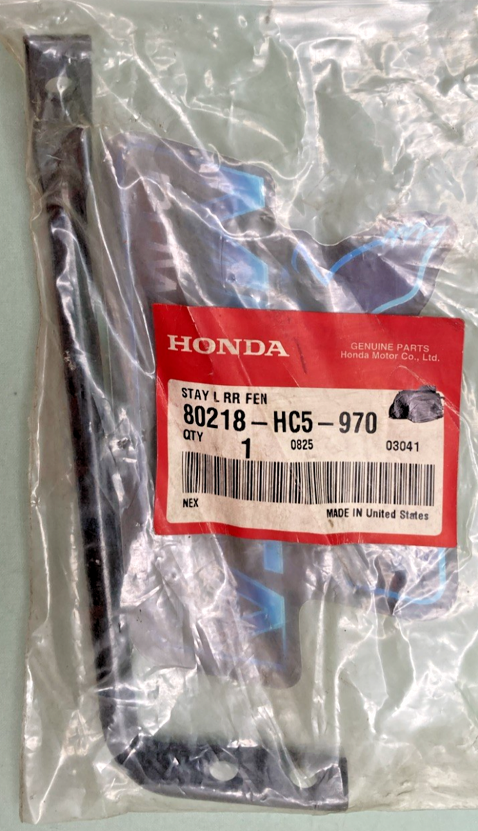 New Genuine Honda 80218-HC5-970 Stay, L., Rr., Fender