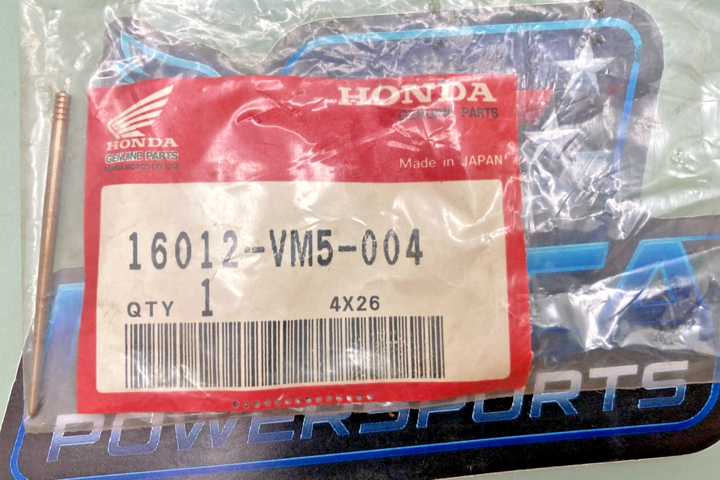 New Genuine Honda 16012-VM5-004 Needle, Set, Jet