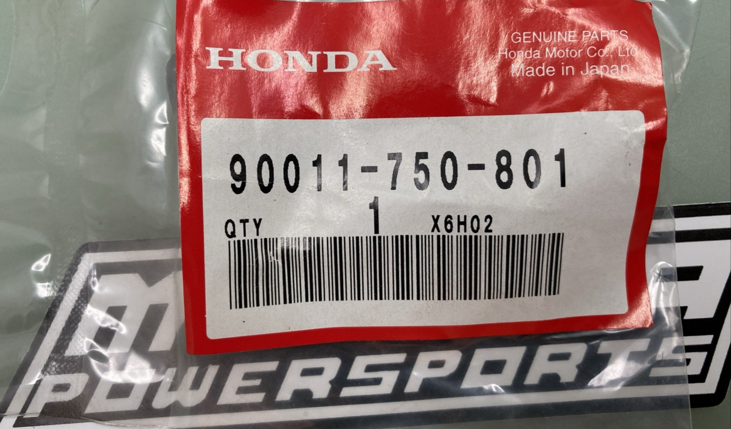 QTY 2 New Genuine Honda 90011-750-801 Bolt Flange, 6X12 Replaces: 90011-750-800