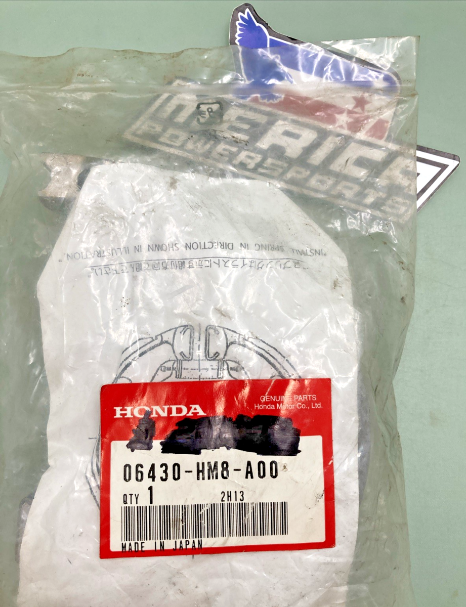 New Genuine Honda 06430-HM8-A00 Shoe, Set, Brake