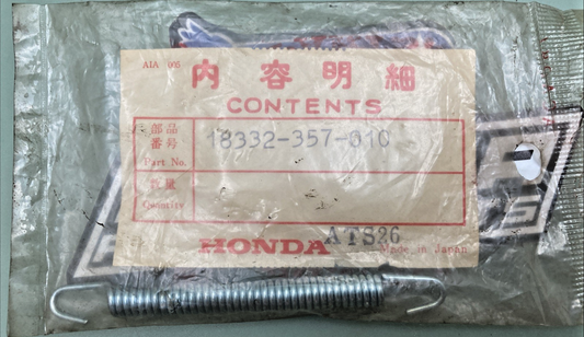 New Genuine Honda 18332-357-010 Spring, Ex., Pipe