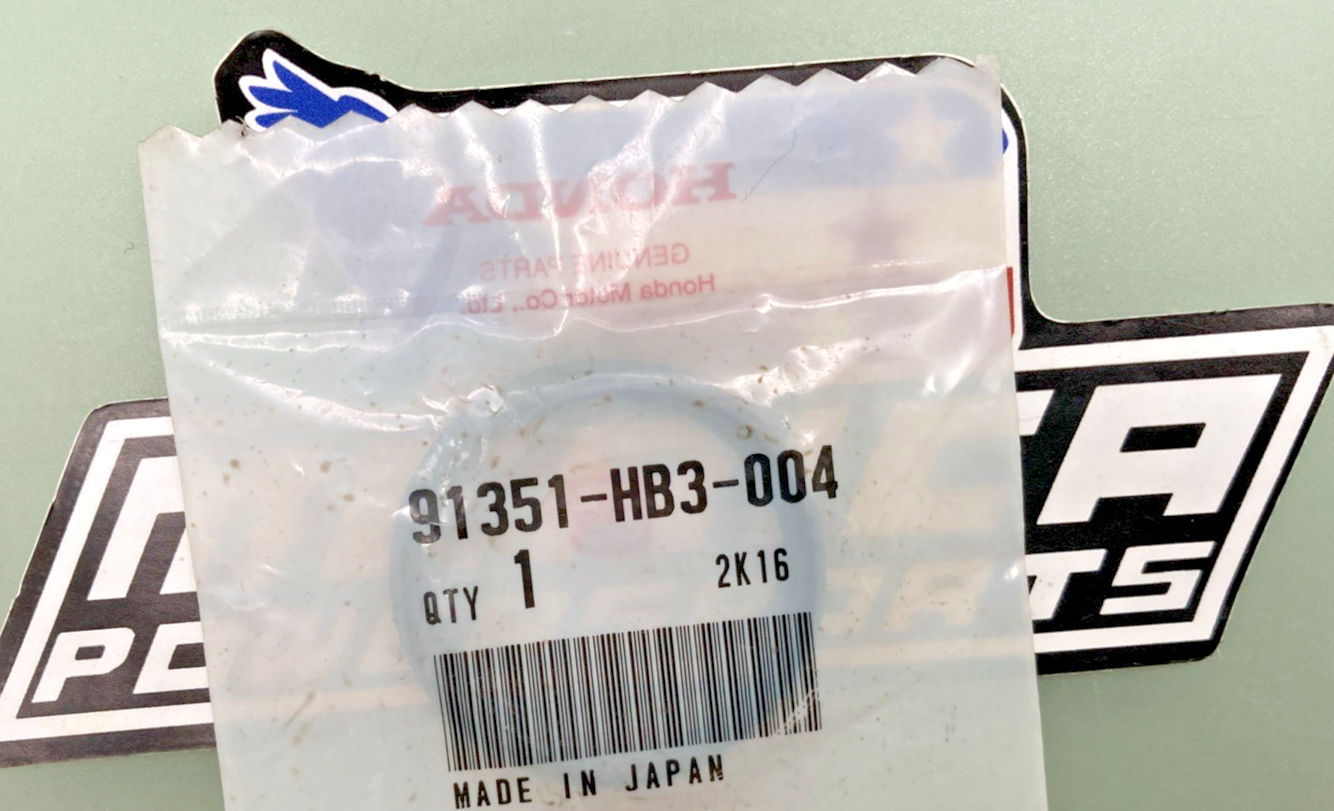 New Genuine Honda 91351-HB3-004 Ring, Seal