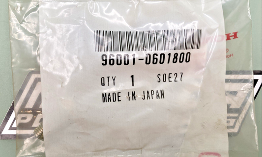 New Genuine Honda 96001-0601800 FLANGE BOLT