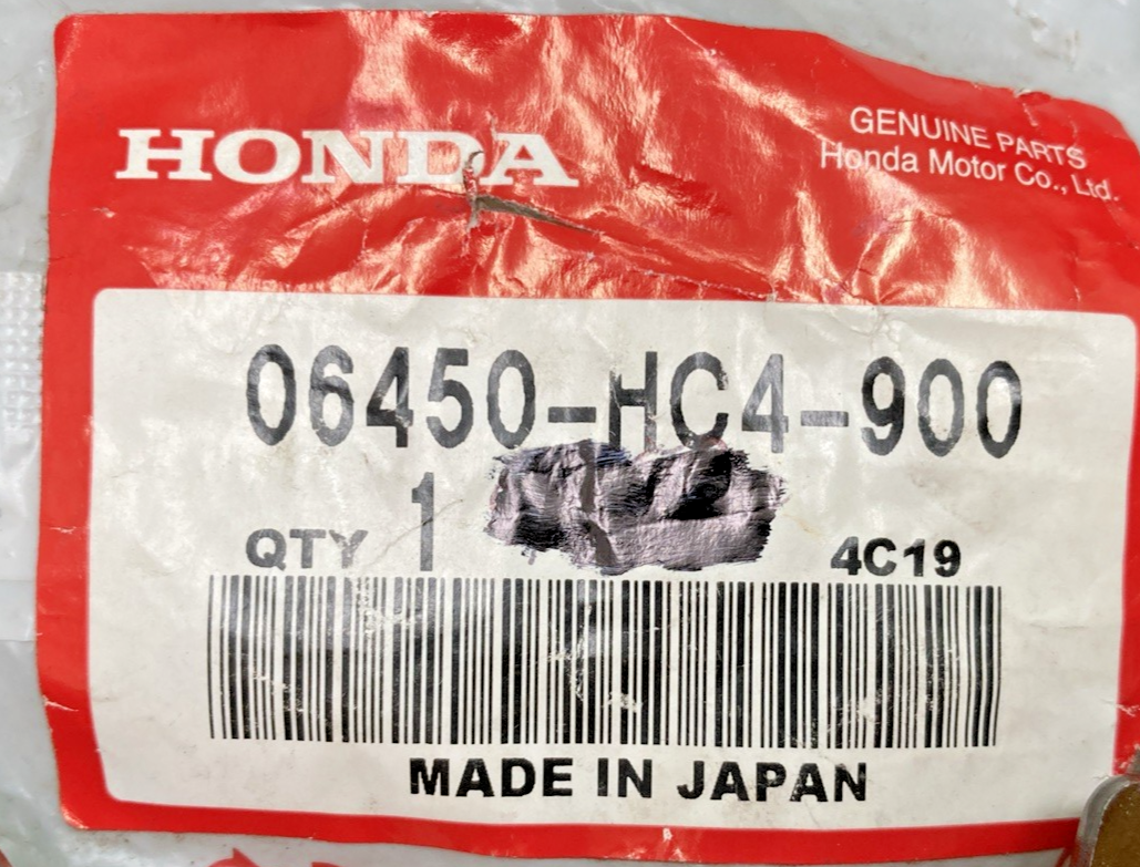 New Genuine Honda 06450-HC4-900 Shoe, Set, Brake, Replaces: 06450-HM4-830