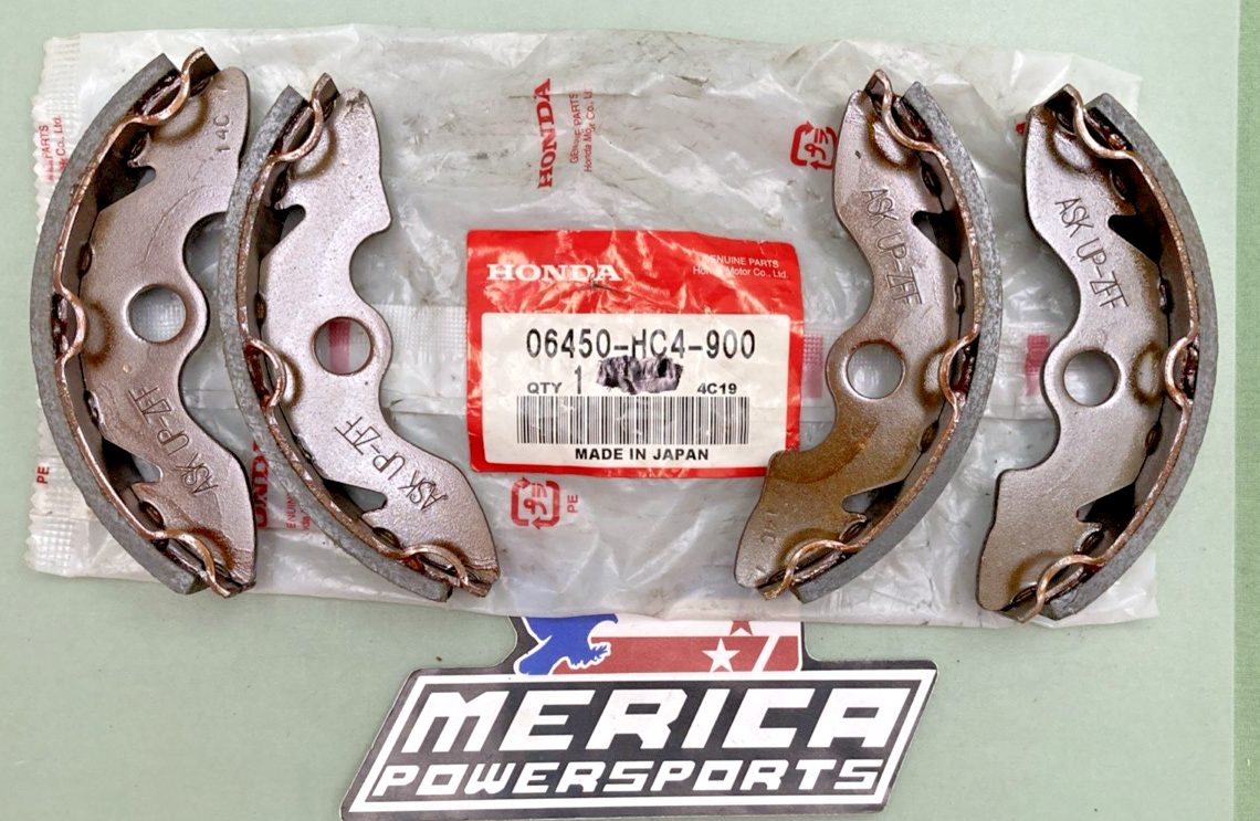New Genuine Honda 06450-HC4-900 Shoe, Set, Brake, Replaces: 06450-HM4-830