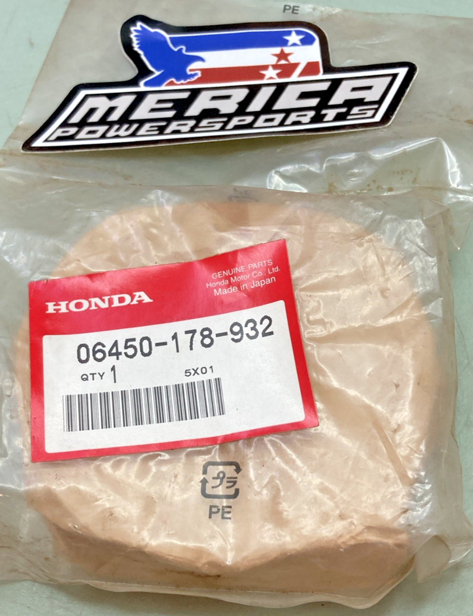 New Genuine Honda 06450-178-932 Brake Shoe Set