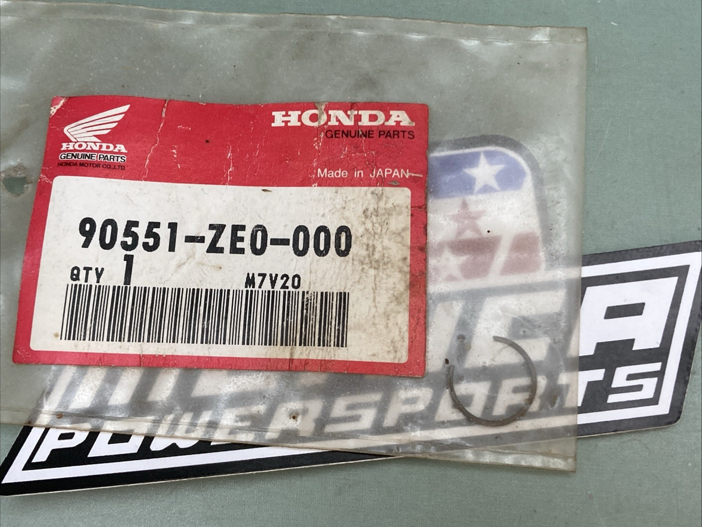 QTY 2 New Genuine Honda 90551-ZE0-000 Clip (13Mm)