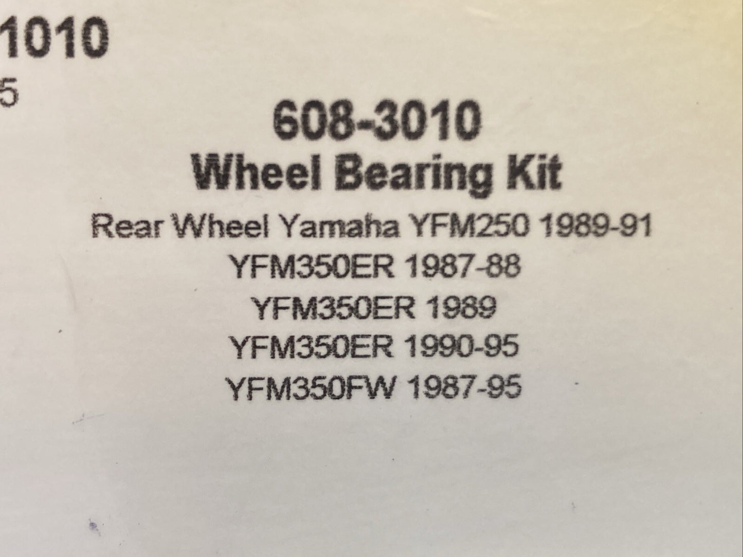 New Genuine N2 608-3010 WHEEL BEARING KIT for Yamaha