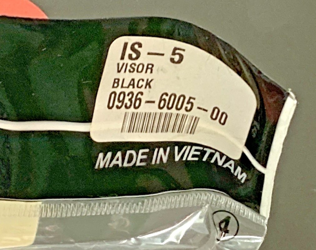 New Genuine HJC HJP37G3000400 IS-5 Visor Black 0936-6005-00