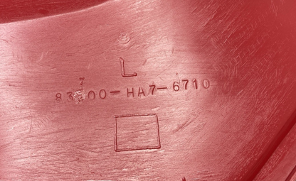 New Genuine Honda 83700-HA7-671ZA Cover LH Side Passion Red R109