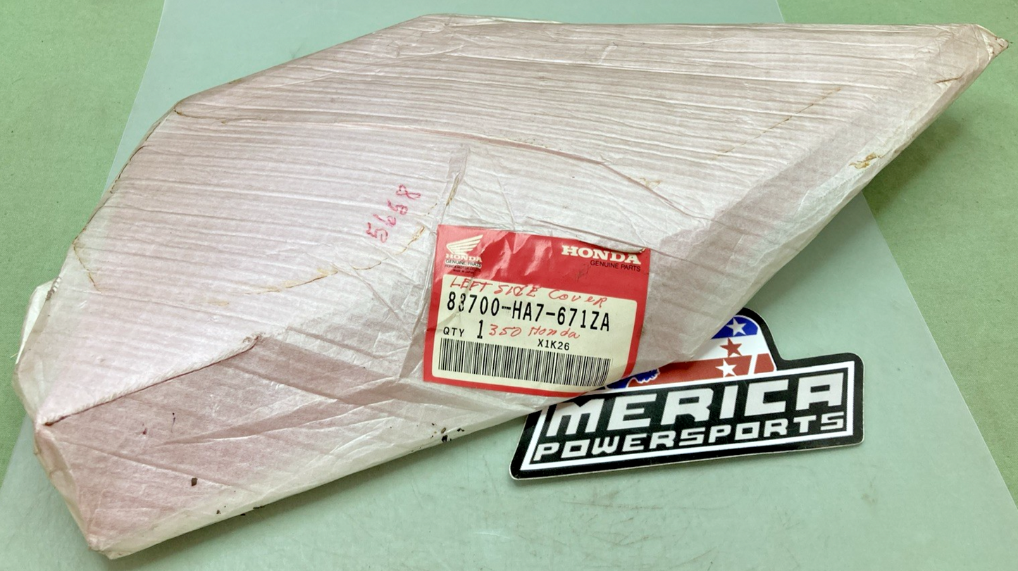 New Genuine Honda 83700-HA7-671ZA Cover LH Side Passion Red R109