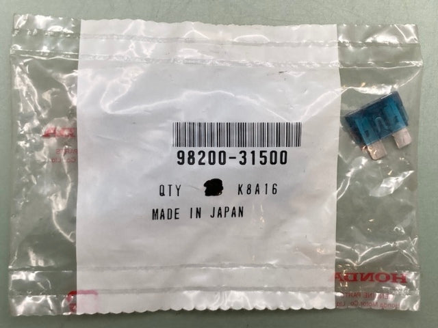 QTY 2 Honda 98200-31500 BLADE FUSE New Genuine