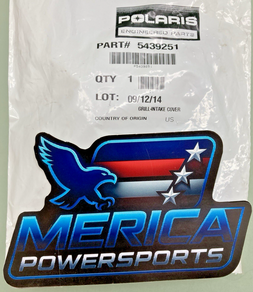 New Genuine Polaris 5439251 Intake Grill Cover