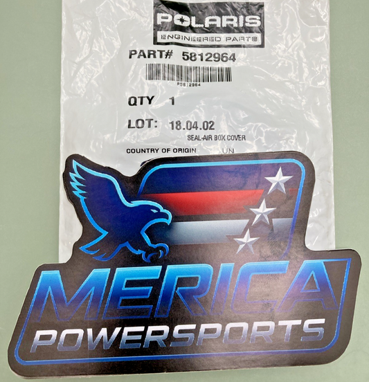 New Genuine Polaris 5812964 Air Box Cover Seal