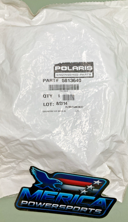 New Genuine Polaris 5813640 Inlet Foam Filter