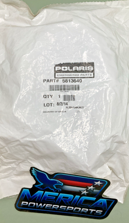 New Genuine Polaris 5813640 Inlet Foam Filter