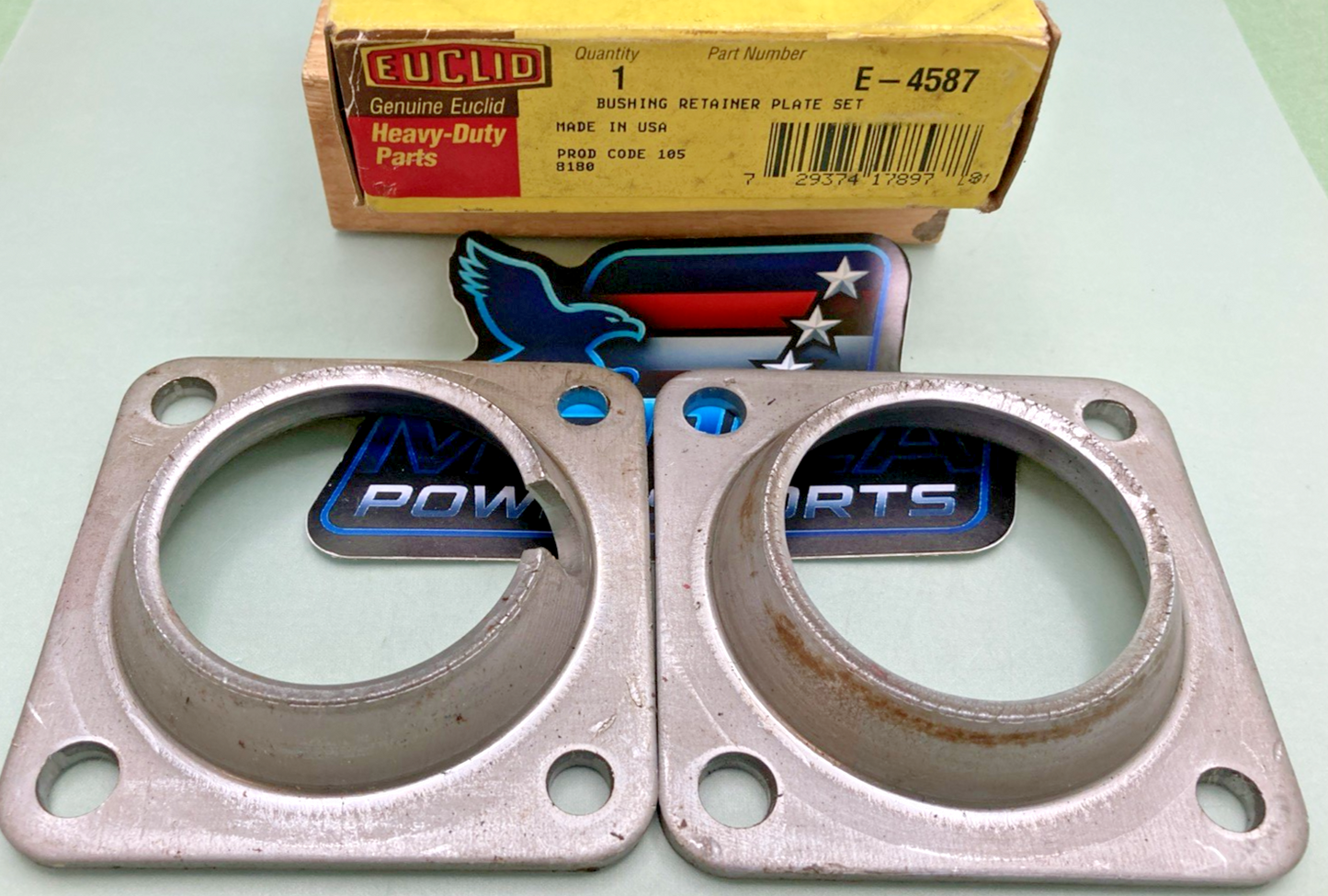 New Genuine Euclid E-4587 Bushing Retainer Plate Set